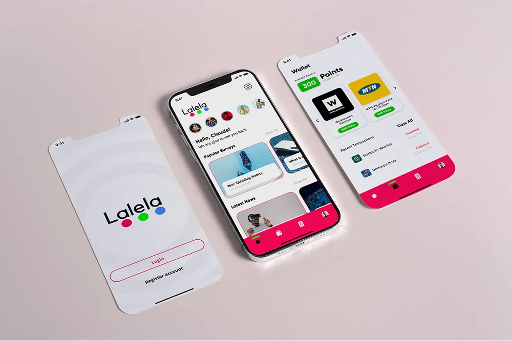 Lalela App: Mobile app UI/UX design and prototyping
