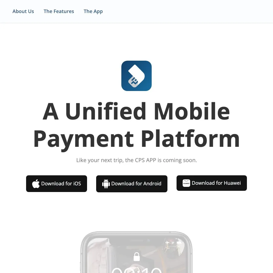 CPS SA website, shown at tablet width